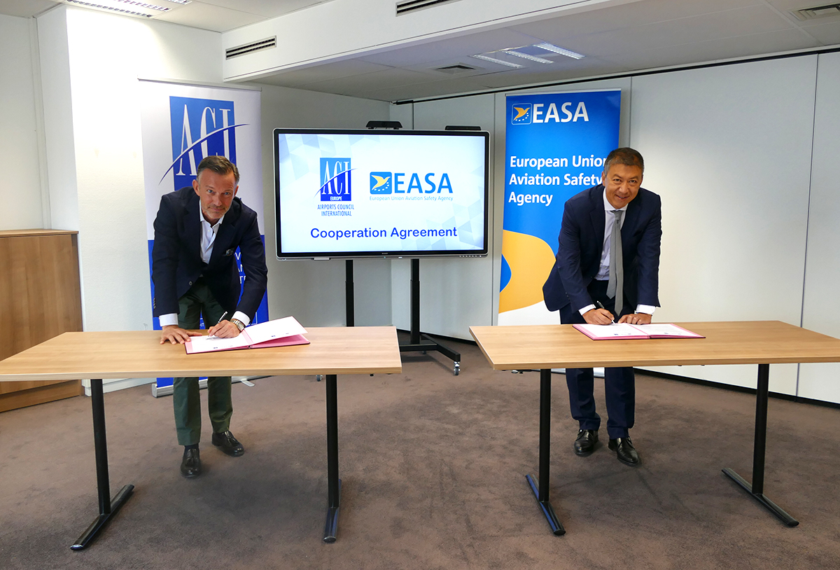 200717 EASA ACI EUROPE Cooperation Agreement Signature